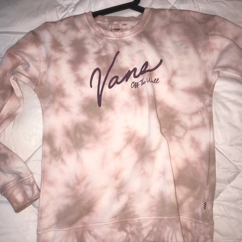 Rose gold vans pullover